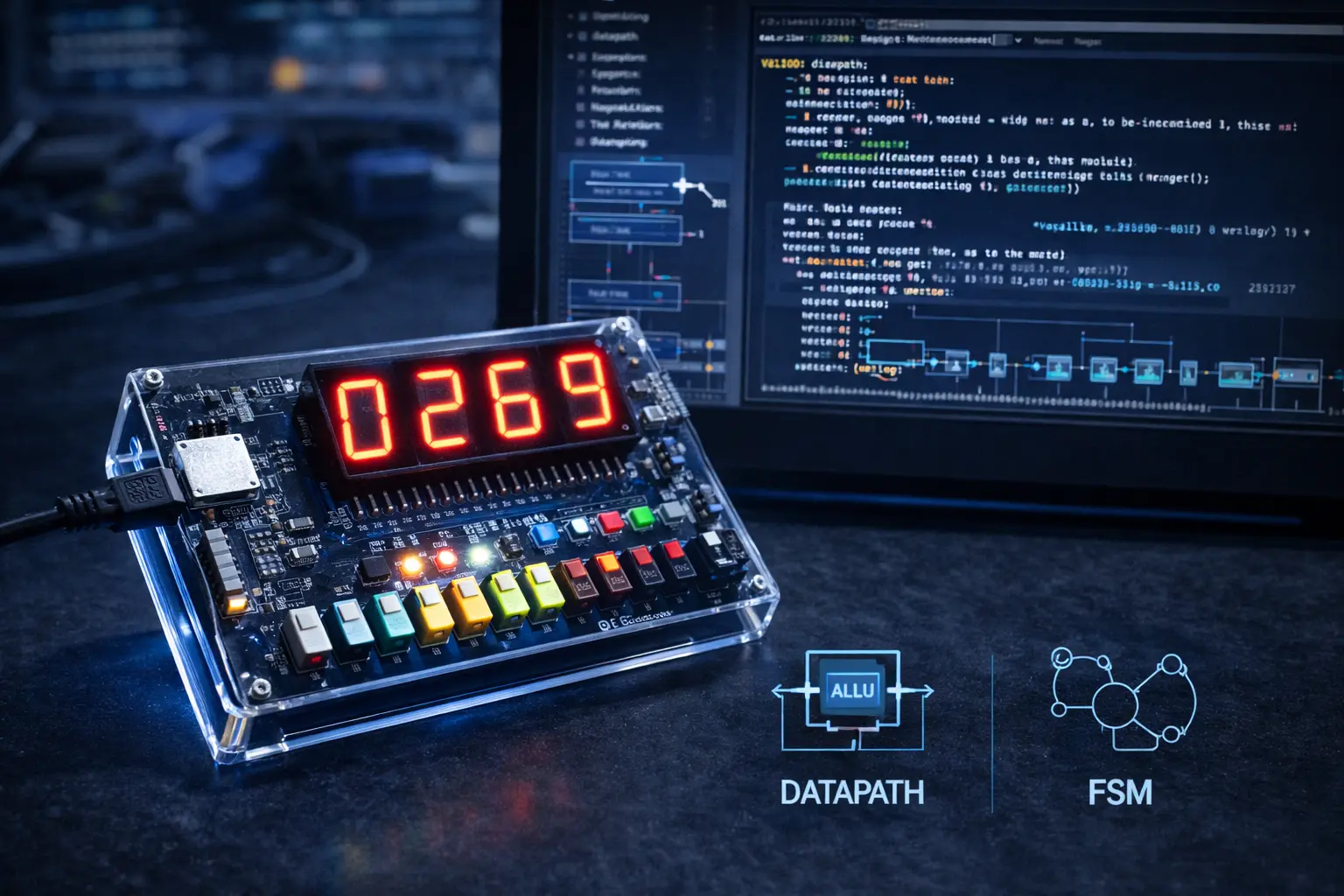 FPGA Arithmetic Display System